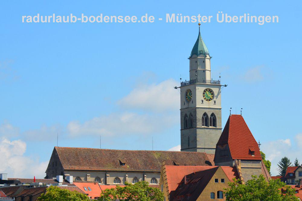 Fietsvakantie aan de Bodensee - De domkerk St. Nikolaus in Überlingen