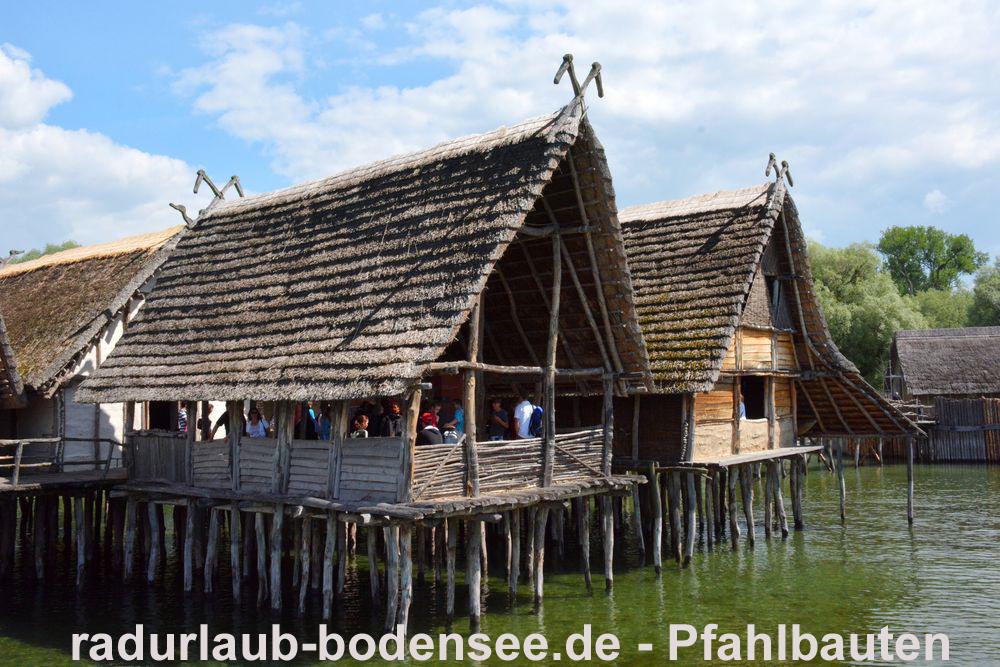 Fietsvakantie aan de Bodensee - Het paalwoningenmuseum in Unteruhldingen