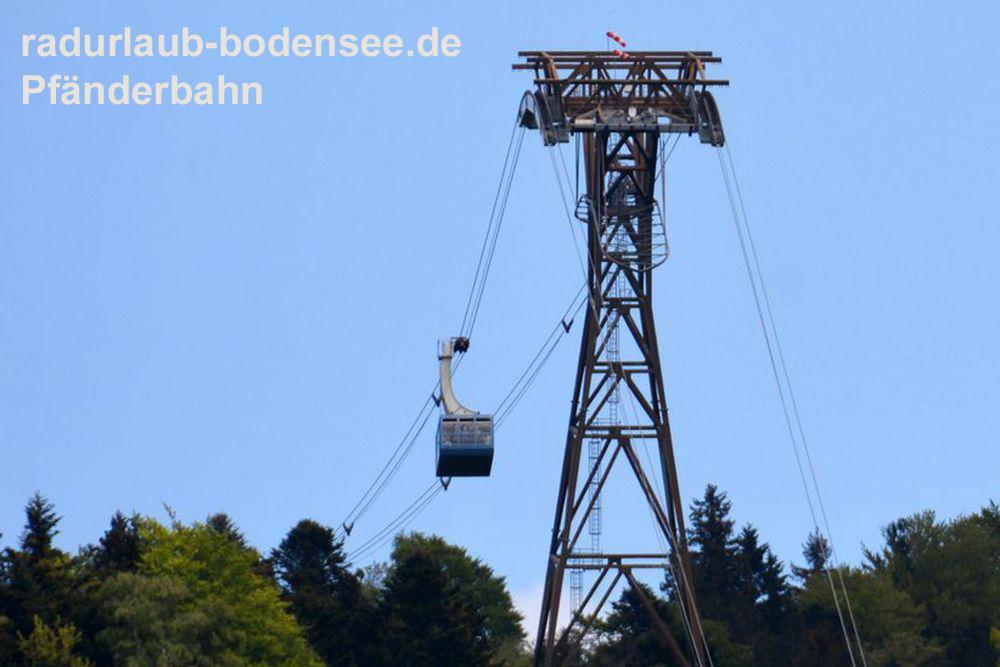 Fietsvakantie aan de Bodensee - De Pfänderbahn in Bregenz