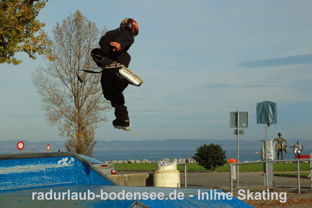 Fietsvakantie aan de Bodensee - Inline-skaten aan de Bodensee